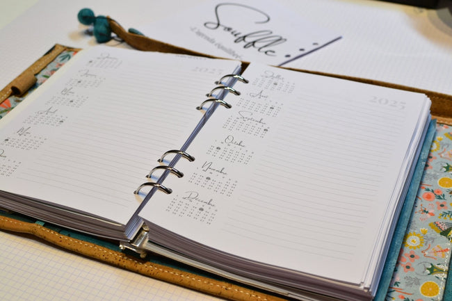 Agenda 2025 Souffle - Recharge A5 - l'hebdomadaire bien être - Shirley Chiche planner