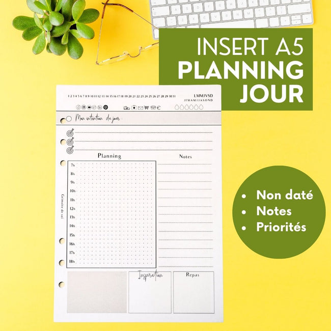 La recharge de planning à la journée pour rester concentré.e ! - Les jours souples