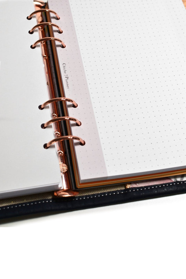 La recharge à pointillés avec marge pour Bullet Journal à anneaux - Shirley Chiche planner