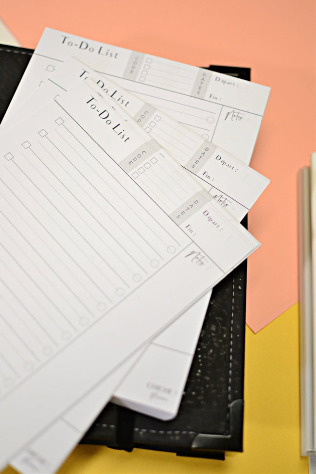 La recharge To Do List, la méthode parfaite pour vos listes - Shirley Chiche planner