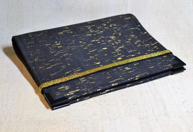 Agenda rechargeable noir éclat d'or