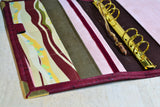 Agenda rechargeable chocolat & paysage rose
