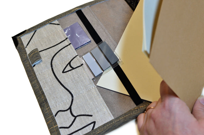 Organiseur A5 en liège Bois marbré- Agenda 2026