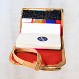 pochette pour carnet agenda livre épais format A5 en cuir de liège naturel beige - Shirley Chiche Les jours souples