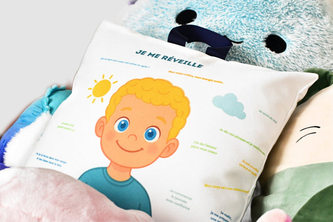 Coussin rituel matin & soir – Apaiser, rassure et connecte votre enfant au quotidien - Les jours souples