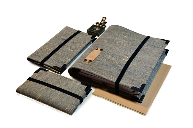 Etui pour passeport en liège Marbre - Shirley Chiche planner