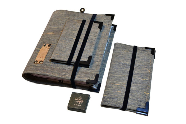 Etui pour passeport en liège Marbre - Shirley Chiche planner