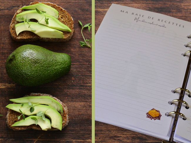 La recharge Planning repas hebdo - pour se simplifier la vie - Les jours souples