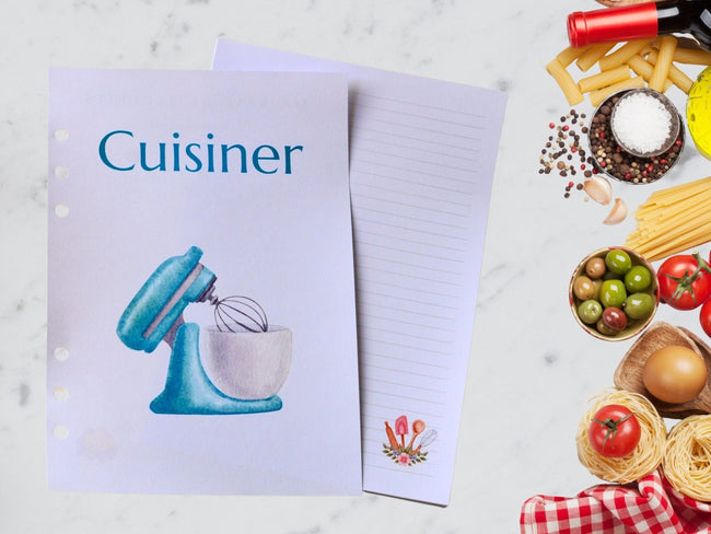 La recharge Planning repas hebdo - pour se simplifier la vie - Les jours souples