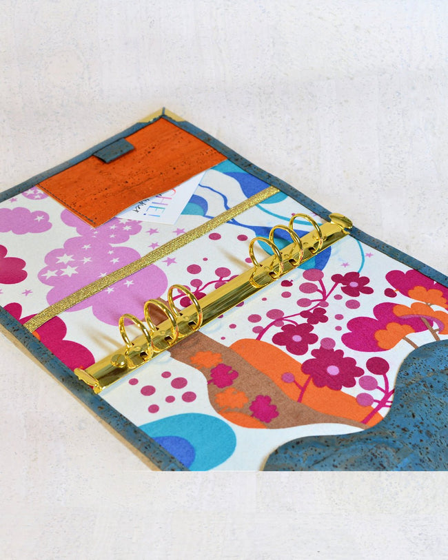 Organiseur en liège A5 Les Essentiels "Fantaisie" pour fiches de révision ou agenda - Les jours souples