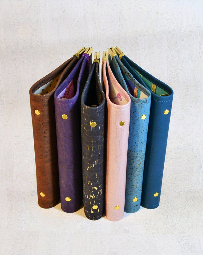 Organiseur en liège A5 Les Essentiels "Magie" pour fiches de révision ou agenda - Les jours souples