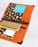 Organiseur en liège A5 Les Essentiels "Pomme Orange" - fiches de révision ou agenda - Les jours souples