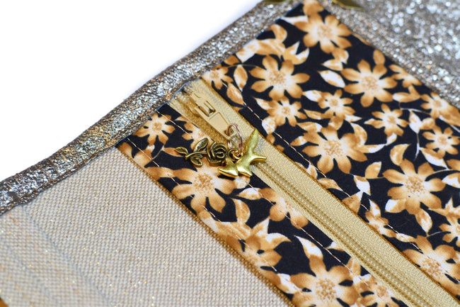 Portefeuille bronze artisanal – Édition Liberty Vintage - Shirley Chiche planner