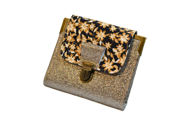 Portefeuille bronze artisanal – Édition Liberty Vintage - Shirley Chiche planner