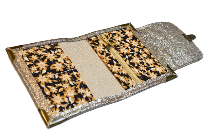 Portefeuille bronze artisanal – Édition Liberty Vintage - Shirley Chiche planner