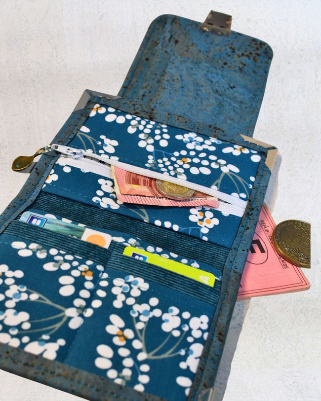 Portefeuille compact « Jardin Secret » - Les jours souples