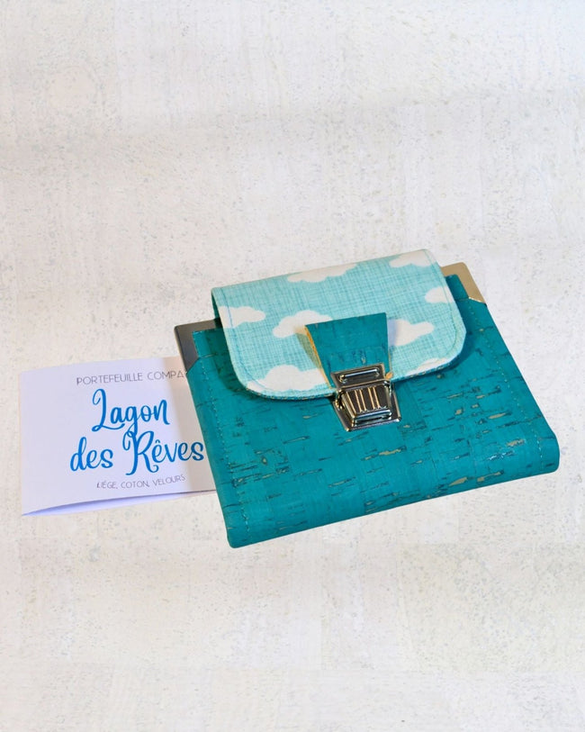 Portefeuille compact « Lagon des Rêves » - Les jours souples