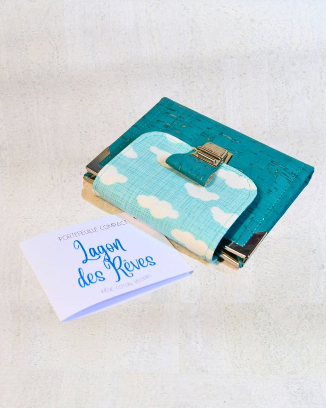 Portefeuille compact « Lagon des Rêves » - Les jours souples