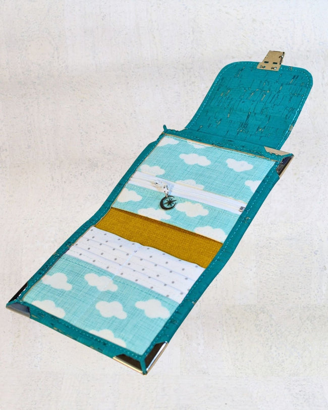 Portefeuille compact « Lagon des Rêves » - Les jours souples