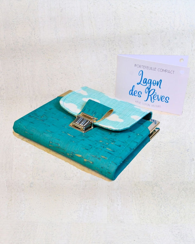 Portefeuille compact « Lagon des Rêves » - Les jours souples