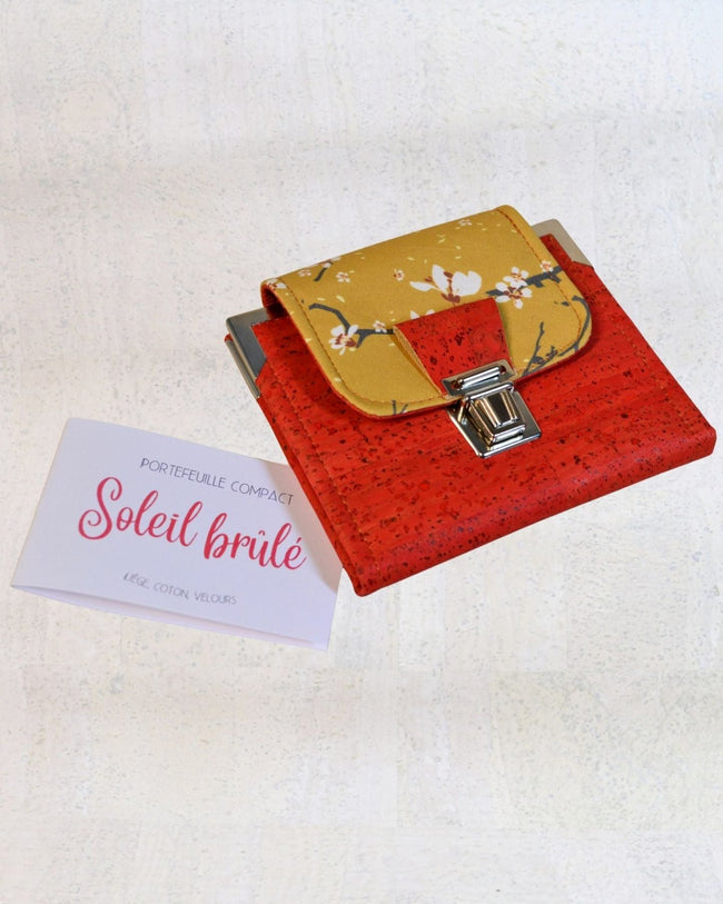 Portefeuille compact « Soleil brûlé » - Les jours souples