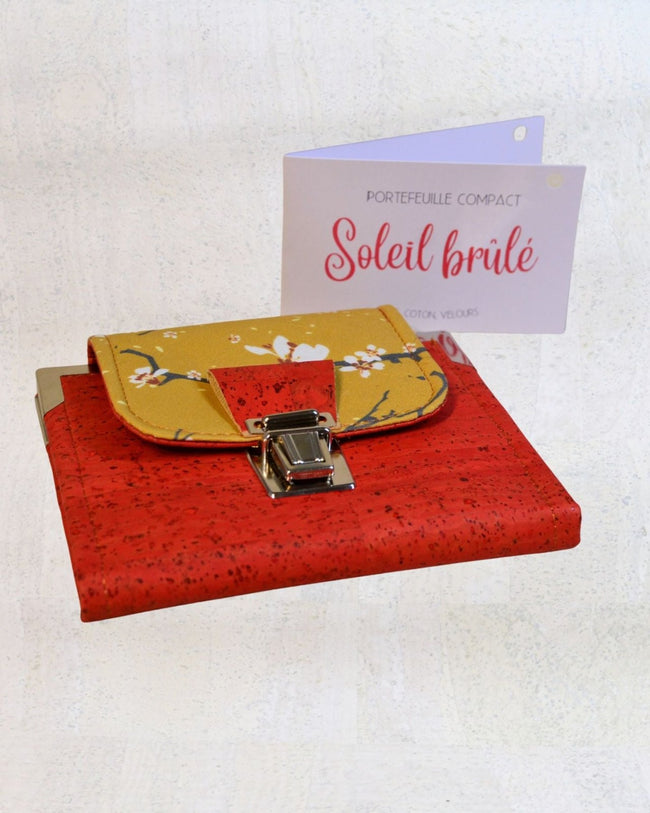 Portefeuille compact « Soleil brûlé » - Les jours souples
