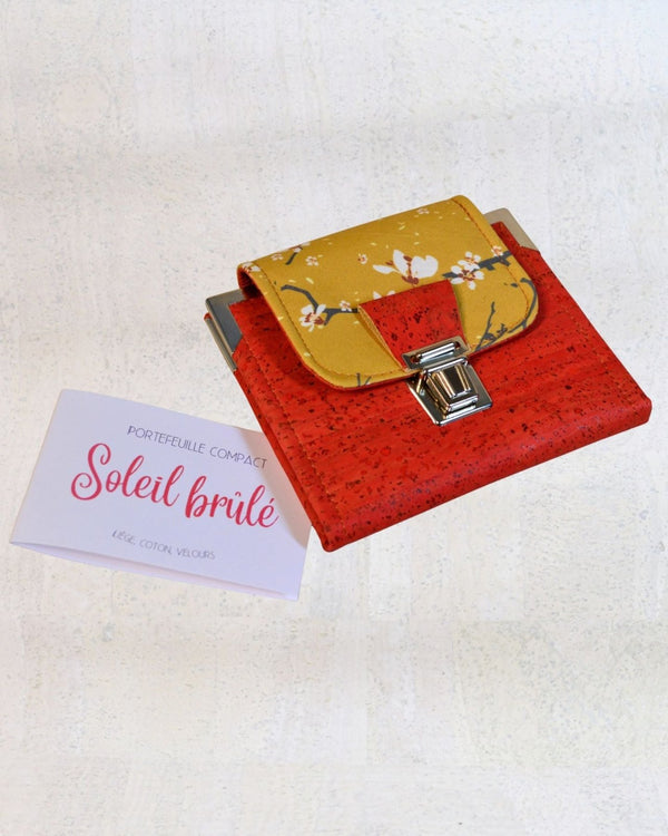 Portefeuille compact « Soleil brûlé » - Les jours souples
