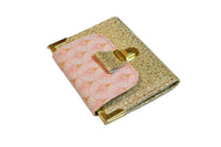 Portefeuille élégant en simili cuir doré – Édition Art Déco - Shirley Chiche planner