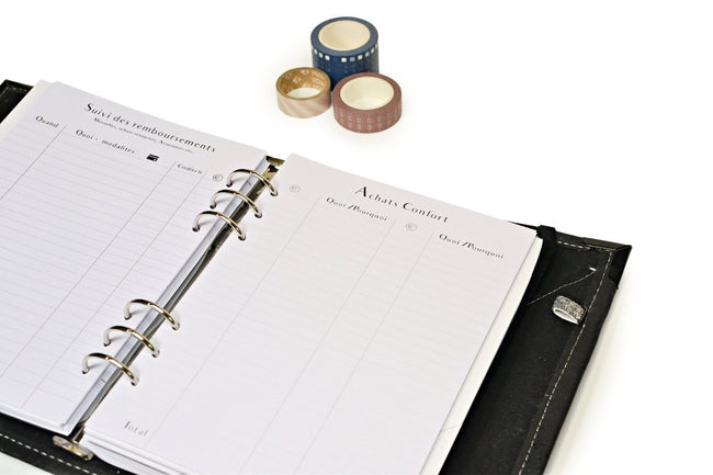 La recharge Budget - Feuilles de budget annuel et mensuel Vierge - Shirley Chiche planner