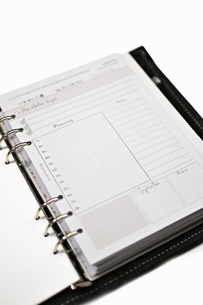La recharge de planning à la journée pour rester concentré.e ! - Shirley Chiche planner