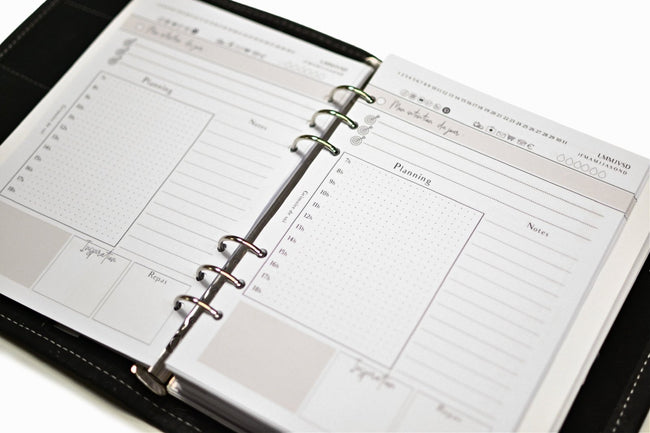 La recharge de planning à la journée pour rester concentré.e ! - Shirley Chiche planner