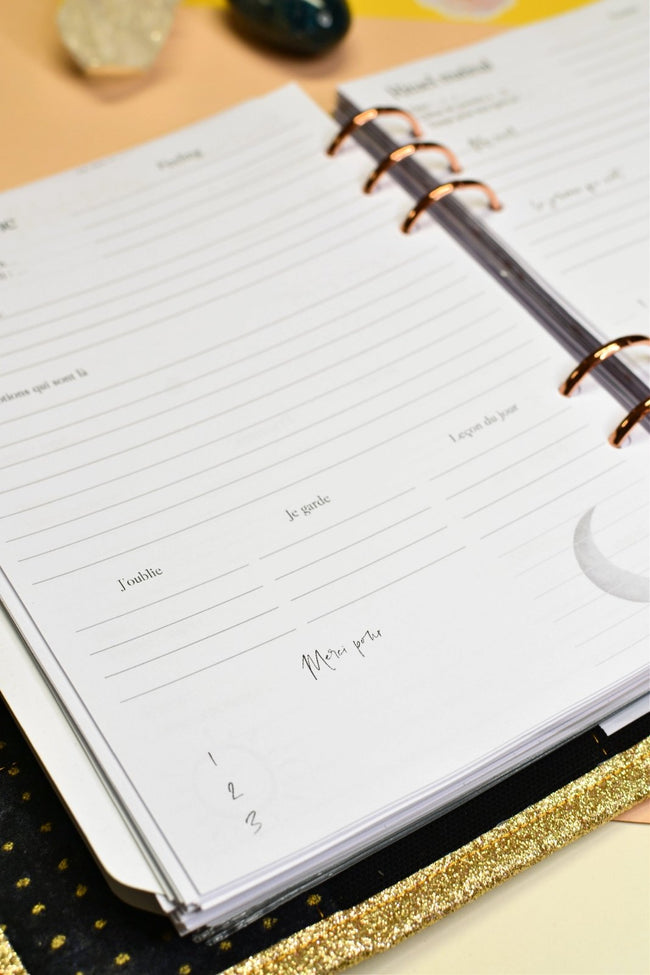 La recharge magique d'écriture matinale et nocturne, le rituel qui ancre - Shirley Chiche planner