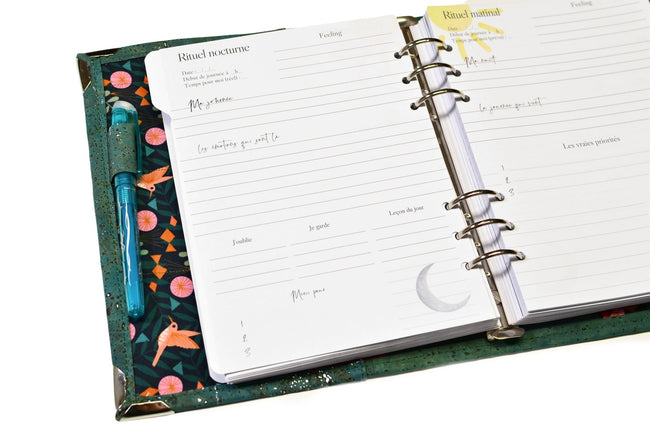 La recharge magique d'écriture matinale et nocturne, le rituel qui ancre - Shirley Chiche planner