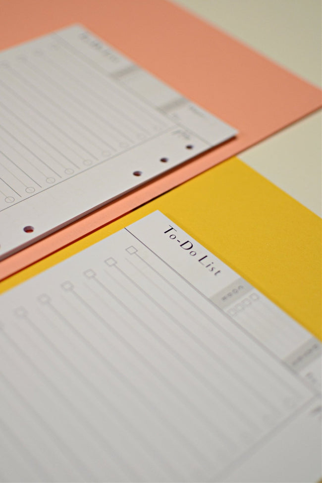 La recharge To Do List, la méthode parfaite pour vos listes - Shirley Chiche planner