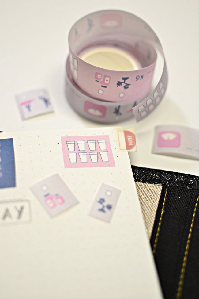 Masking tape 3 rouleaux : gestion de vie - Shirley Chiche planner