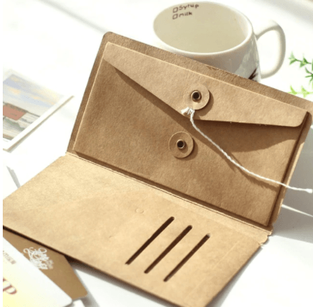 Pochette pour Tn carnet de voyageur en carton épais - Regular Size