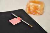 Porte-stylo à coller pour carnet - Noir ou corail - Shirley Chiche planner