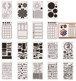 Set de 20 pochoirs pour Bullet Journal & carnet - Shirley Chiche planner